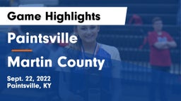 Paintsville  vs Martin County  Game Highlights - Sept. 22, 2022