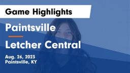 Paintsville  vs Letcher Central Game Highlights - Aug. 26, 2023