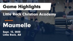 Little Rock Christian Academy  vs Maumelle  Game Highlights - Sept. 15, 2020