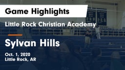 Little Rock Christian Academy  vs Sylvan Hills  Game Highlights - Oct. 1, 2020