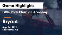 Little Rock Christian Academy  vs Bryant  Game Highlights - Aug. 26, 2021