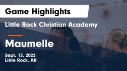 Little Rock Christian Academy  vs Maumelle  Game Highlights - Sept. 13, 2022
