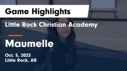 Little Rock Christian Academy  vs Maumelle  Game Highlights - Oct. 5, 2023