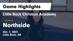 Little Rock Christian Academy  vs Northside Game Highlights - Oct. 7, 2023