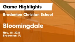 Bradenton Christian School vs Bloomingdale  Game Highlights - Nov. 18, 2021