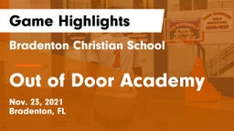 Bradenton Christian School vs Out of Door Academy Game Highlights - Nov. 23, 2021