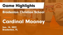 Bradenton Christian School vs Cardinal Mooney  Game Highlights - Jan. 14, 2022