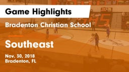 Bradenton Christian School vs Southeast   Game Highlights - Nov. 30, 2018