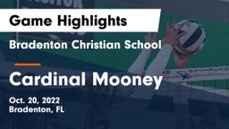 Bradenton Christian School vs Cardinal Mooney  Game Highlights - Oct. 20, 2022