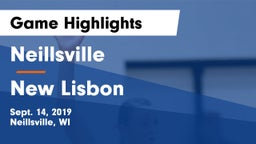 Neillsville  vs New Lisbon  Game Highlights - Sept. 14, 2019