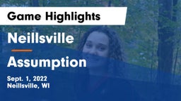 Neillsville  vs Assumption  Game Highlights - Sept. 1, 2022