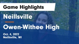 Neillsville  vs Owen-Withee High Game Highlights - Oct. 4, 2022