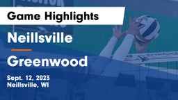 Neillsville  vs Greenwood  Game Highlights - Sept. 12, 2023