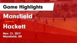 Mansfield  vs Hackett  Game Highlights - Nov. 21, 2017