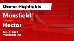 Mansfield  vs Hector  Game Highlights - Jan. 9, 2024