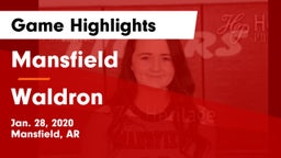 Mansfield  vs Waldron Game Highlights - Jan. 28, 2020