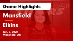 Mansfield  vs Elkins  Game Highlights - Jan. 7, 2020