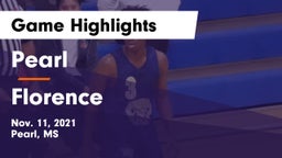 Pearl  vs Florence  Game Highlights - Nov. 11, 2021