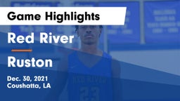 Red River  vs Ruston  Game Highlights - Dec. 30, 2021