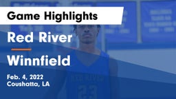 Red River  vs Winnfield  Game Highlights - Feb. 4, 2022