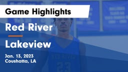 Red River  vs Lakeview Game Highlights - Jan. 13, 2023