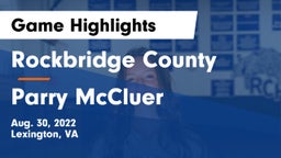 Rockbridge County  vs Parry McCluer  Game Highlights - Aug. 30, 2022