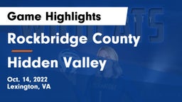 Rockbridge County  vs Hidden Valley Game Highlights - Oct. 14, 2022