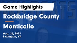 Rockbridge County  vs Monticello  Game Highlights - Aug. 26, 2023