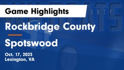 Rockbridge County  vs Spotswood  Game Highlights - Oct. 17, 2023
