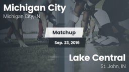 Matchup: Michigan City High vs. Lake Central  2016