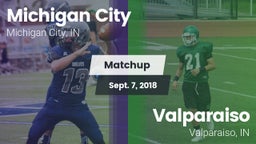 Matchup: Michigan City High vs. Valparaiso  2018