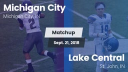 Matchup: Michigan City High vs. Lake Central  2018