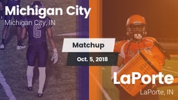 Matchup: Michigan City High vs. LaPorte  2018