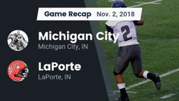 Recap: Michigan City  vs. LaPorte  2018