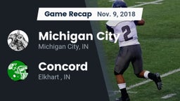 Recap: Michigan City  vs. Concord  2018
