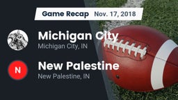 Recap: Michigan City  vs. New Palestine  2018