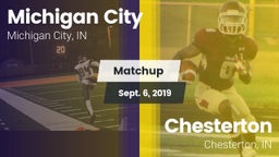 Matchup: Michigan City High vs. Chesterton  2019