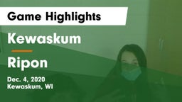 Kewaskum  vs Ripon  Game Highlights - Dec. 4, 2020