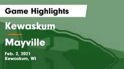 Kewaskum  vs Mayville  Game Highlights - Feb. 2, 2021