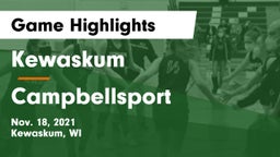 Kewaskum  vs Campbellsport  Game Highlights - Nov. 18, 2021