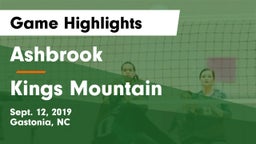 Ashbrook  vs Kings Mountain  Game Highlights - Sept. 12, 2019