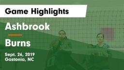 Ashbrook  vs Burns  Game Highlights - Sept. 26, 2019