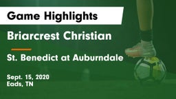 Briarcrest Christian  vs St. Benedict at Auburndale   Game Highlights - Sept. 15, 2020
