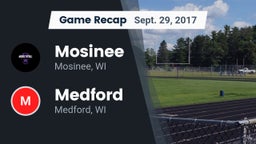 Recap: Mosinee  vs. Medford  2017