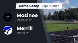 Recap: Mosinee  vs. Merrill  2017