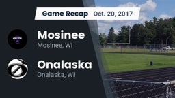 Recap: Mosinee  vs. Onalaska  2017