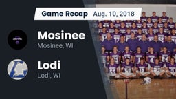 Recap: Mosinee  vs. Lodi  2018