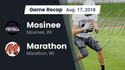 Recap: Mosinee  vs. Marathon  2018