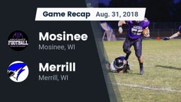 Recap: Mosinee  vs. Merrill  2018