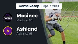 Recap: Mosinee  vs. Ashland  2018